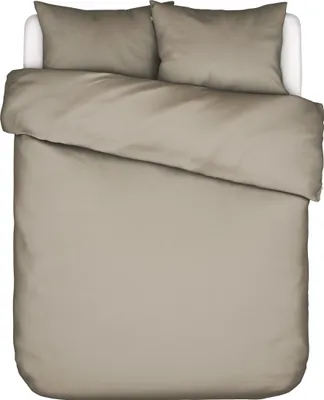 Produktbild von Essenza Minte Satin-Bettwäsche-Garnitur Farbe Taupe Größe 200x200+2-80x80