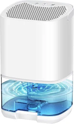 Immagine prodotto di Deumidificatore intelligente 2 in 1 - 1 L - Compatto - Silenzioso - Bianco