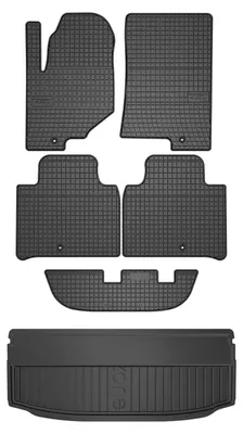 Obrázok produktu pre Gumové autokoberce SolidPRO + vaňa kufra DryZone pre: SsangYong Rexton IV 2017- SUV 6 ks