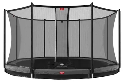 Produktbild von BERG Bodentrampolin Favorit InGround 380 + Sicherheitsnetz Comfort Grau