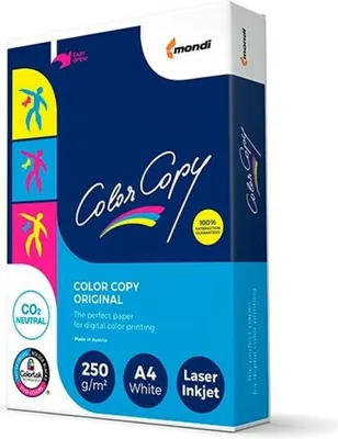 Zdjęcie produktu dla Papier kolorowy Millbrand A 4, 250 g, 125 arkuszy, jasnobiały, satynowany