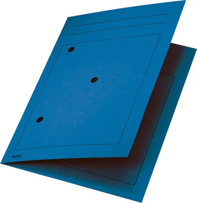 Image de Leitz 3998-00-35 3998 Umlaufmappe, A4, Gitterdruck, Manilakarton 320 g/qm, blau