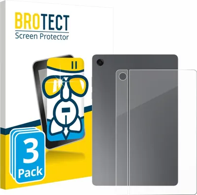 Produktbild von 3x BROTECT Schutzglas für Samsung Galaxy Tab A11 Plus WiFi 11" (Rückseite) Schutzfolie Panzer Folie Glas Display Schutz klar