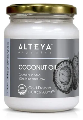 Produktbild von Kokosnussöl 100% Alteya Organics 200 ml