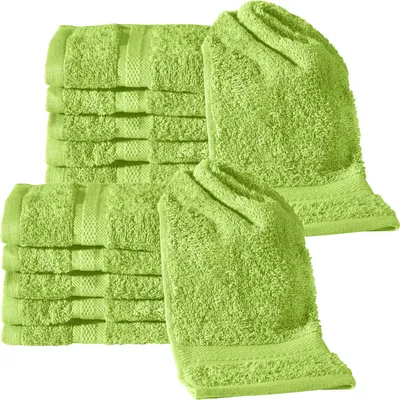 Produktbild von REDBEST Gästetuch Chicago" 12er-Pack apfelgrün 30x50 cm"
