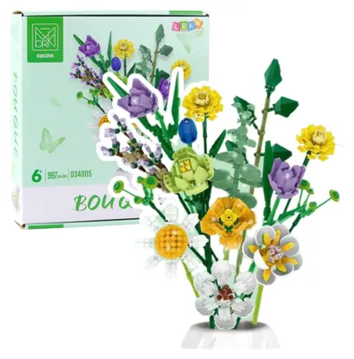 Immagine prodotto di Blocchi da costruzione Bouquet decorativo di fiori colorati 997 El.