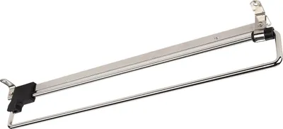 A retractable clothes hanger pull-out rod.