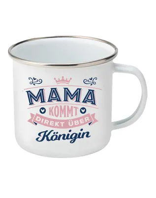 Produktbild von Top Lady Kaffeetasse Kaffeebecher Mama (Königin)
