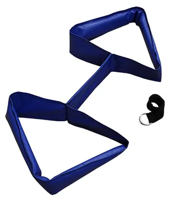 Image de Ceinture d'haltérophilie Softee Isometric Bleu Bleu One Size