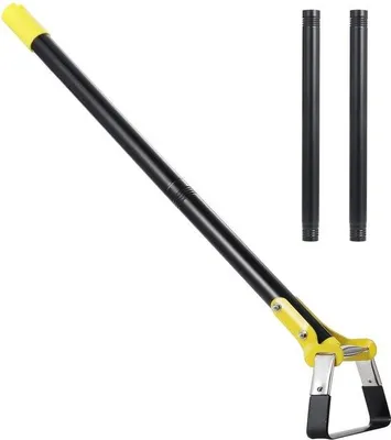 Produktbild von Famanu Gartenschaufel Hochwertiger Edelstahl mit verstellbarem Griff - 79 cm bis 153 cm