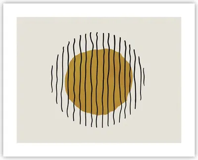 Produktbild von Poster - Poster ohne Rahmen - Modern Piece Linear - 50x40 cm - Wand Bild - Wanddeko - Wandbilder - Kunstposter - Wandposter - Bilder - Kunstdruck - Wanddekoration - Wandbild - P2XAA50x40-4793