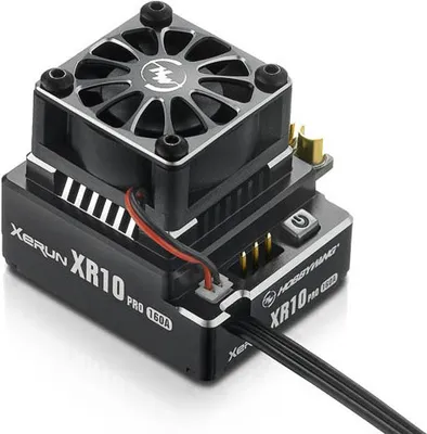 Produktbild von Hobbywing Xerun XR10 Pro Brushless Regler Schwarz 160A, 2-3s LiPo