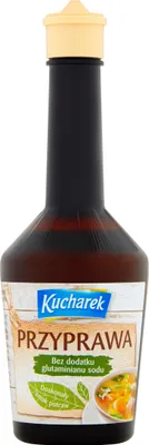 Zdjęcie produktu dla Przyprawa do zup i potraw w płynie bez dodatku glutaminianu monosodowego 215g Kucharek