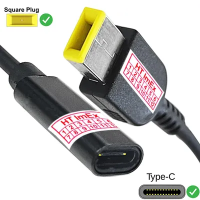Produktbild von Charging Adapter USB C To 11x4.5mm Converter für Lenovo ThinkPad Notebook
