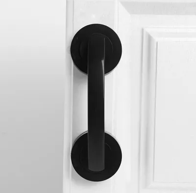 Image de Poignée noire pour portes vitrées et stores