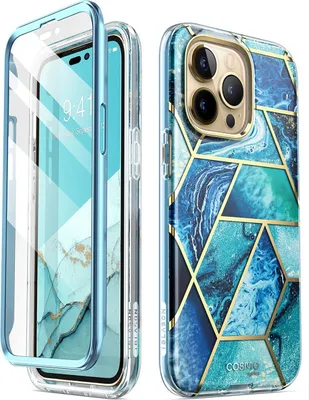 Produktbild von i-Blason Cosmo IPHONE2022PRO-6.1- -SP-OCEAN, Cover, Apple, iPhone 14 pro 6.1 2022, 15,5 cm (6.1"), Blau