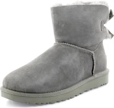 Produktbild von UGG Classic Boots MINI BAILEY BOW II Grau Damen