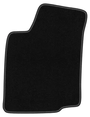 Produktbild von Fahrermatte Velours für Volkswagen Passat B3 1988-1993 (Kombi/Limousine) – 1-tlg, Schwarz, passgenau – Wielganizator BASIC