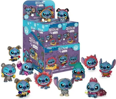 Immagine prodotto di Disney Mystery Minis Minifiguren 5 cm Stitch in costume da esposizione (12)