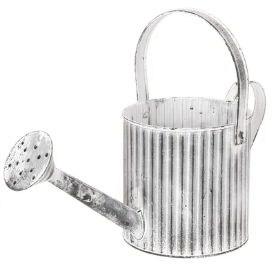 Produktbild von Metall-Pflanzkanne Shabby Chic für Garten und Fensterbank