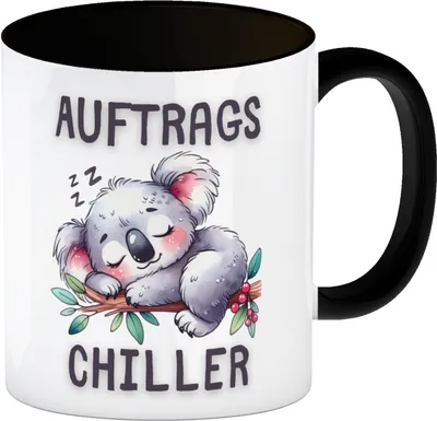 Produktbild von Koala Auftragschiller Kaffeebecher in schwarz