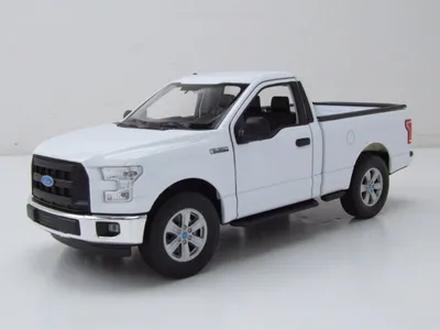 Produktbild von Ford F-150 Regular Cab Pick Up 2015 weiß Modellauto 1:24 Welly