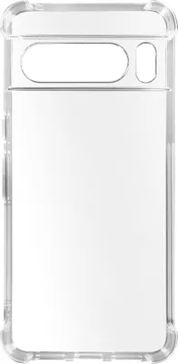 Image de Avizar, coque en silicone avec bordure protectrice pour Google Pixel 8 Pro, transparente