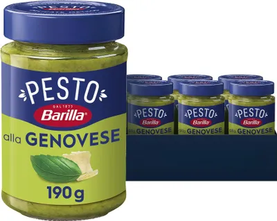 Produktbild von Barilla Pesto Genovese Nudelsoße 12 x 190g
