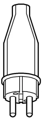 Produktbild von Merten Vollgummi-Stecker 3-polig | Schutzkontaktstecker