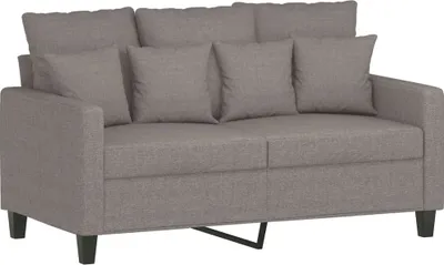 Produktbild von vidaXL 2-Sitzer-Sofa Taupe 120 cm Stoff