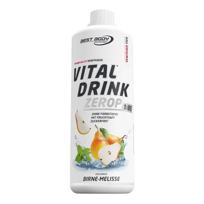 Produktbild von Best Body Nutrition Vital Drink Zerop (1000ml) Pear Lemon Balm - Intra- & Post-Workout - Intra-Workout
