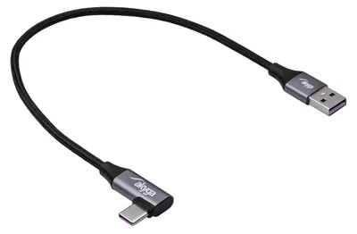 Obrázek produktu pro Akyga AK-USB-58, 0,3 m, USB C, USB A, USB 2.0, Černá