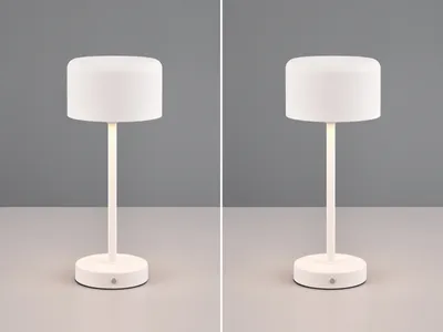 Produktbild von 2er SET Kabellose LED Akku Tischleuchte ohne Strom, Wohnzimmer Fensterbank, 30cm