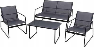 Immagine prodotto di Set di mobili da giardino a 4 posti: elegante e resistente set da relax
