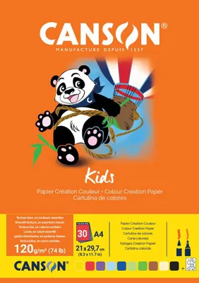 Produktbild von Canson C400015600, Kunstpapier, 120 g/m², 30 Blätter