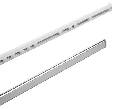 Produktbild von Spirella Deckenstütze Duschvorhangstange Surprise Weiß 60cm Alu Stange