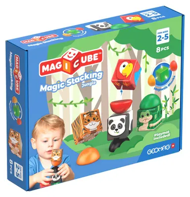 Productafbeelding van Geomag GM311, 2 rok/jarig, Jungle, 8 stuks
