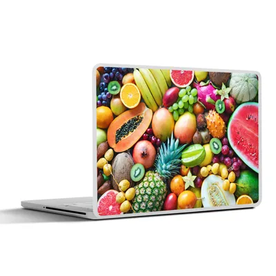 Produktbild von MuchoWow® Laptop Aufkleber Sticker Cover Obst - Ananas - Tropisch 30x21 cm - Sticker für Laptop - Selbstklebend