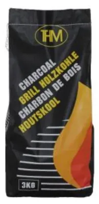 Immagine prodotto di THM Carbone vegetale, sacco da 3 kg