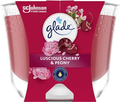 Immagine prodotto di Glade Candela profumata a lunga durata Luscious Cherry Peony 204 g 1 pezzo