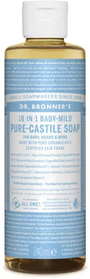 Productafbeelding van Dr. Bronner's Liquid soap baby mild (240 ml)