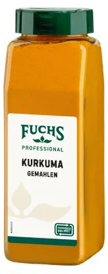 Image de Fuchs Curcuma moulu, poudre d'épices jaune-orange intense 550g