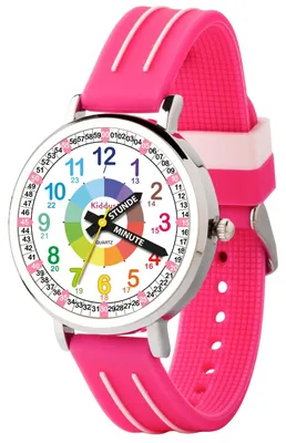 Produktbild von Kiddus Lernuhr Kinder, Analoge Armbanduhr ab 5 Jahren, Jungen Mädchen