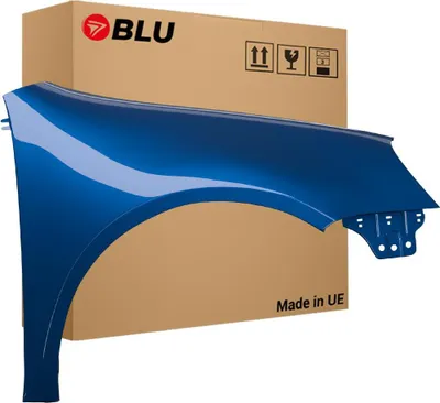 Image de BLU Aile Compatible avec VW Volkswagen Golf V 5 berline LA5K Droite Blau OlympiaBlau | 2003-2009 | Avant | Peint| Prêt à Monter | Galvanisé