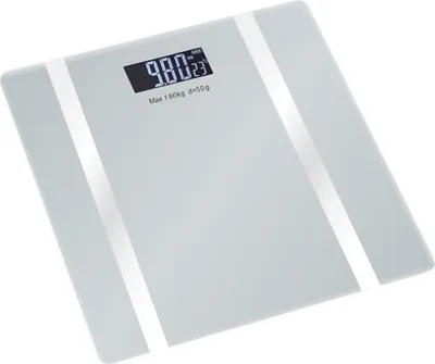 Productafbeelding van Digitale weegschaal-analyzer Rosberg R51650I, tot 180 kg, met Bluetooth, LCD-display