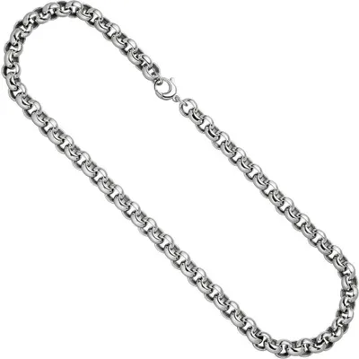 Produktbild von 10,1mm Erbskette Kette Collier Halskette aus 925 Silber 50cm Uni