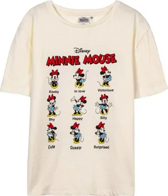 Immagine prodotto di Maglietta a maniche corte per bambini Minnie Mouse Beige - 10 anni
