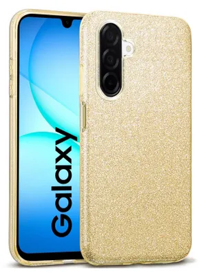 Immagine prodotto di Custodia del telefono cellulare per Samsung Galaxy A17 5G caso glitter copertura TPU protettiva, oro