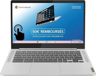 Obrázok produktu pre Lenovo IdeaPad IP Slim 3 Chrome 14M868, MediaTek, 35,6 cm (14"), 1920 x 1080 px, 8 GB, 128 GB, ChromeOS