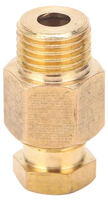 Produktbild von Ölrohrverschraubung, Winkelstück, Messing, gerader Blockanschluss, Adapter für ConnectionPD610
